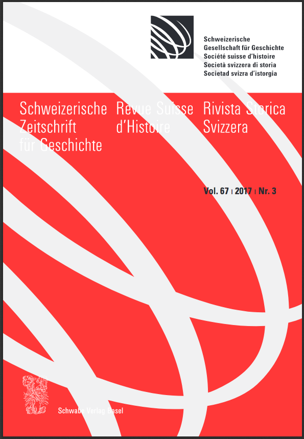 Neue Ausgabe der Schweizerischen Zeitschrift für Geschichte infoclio.ch